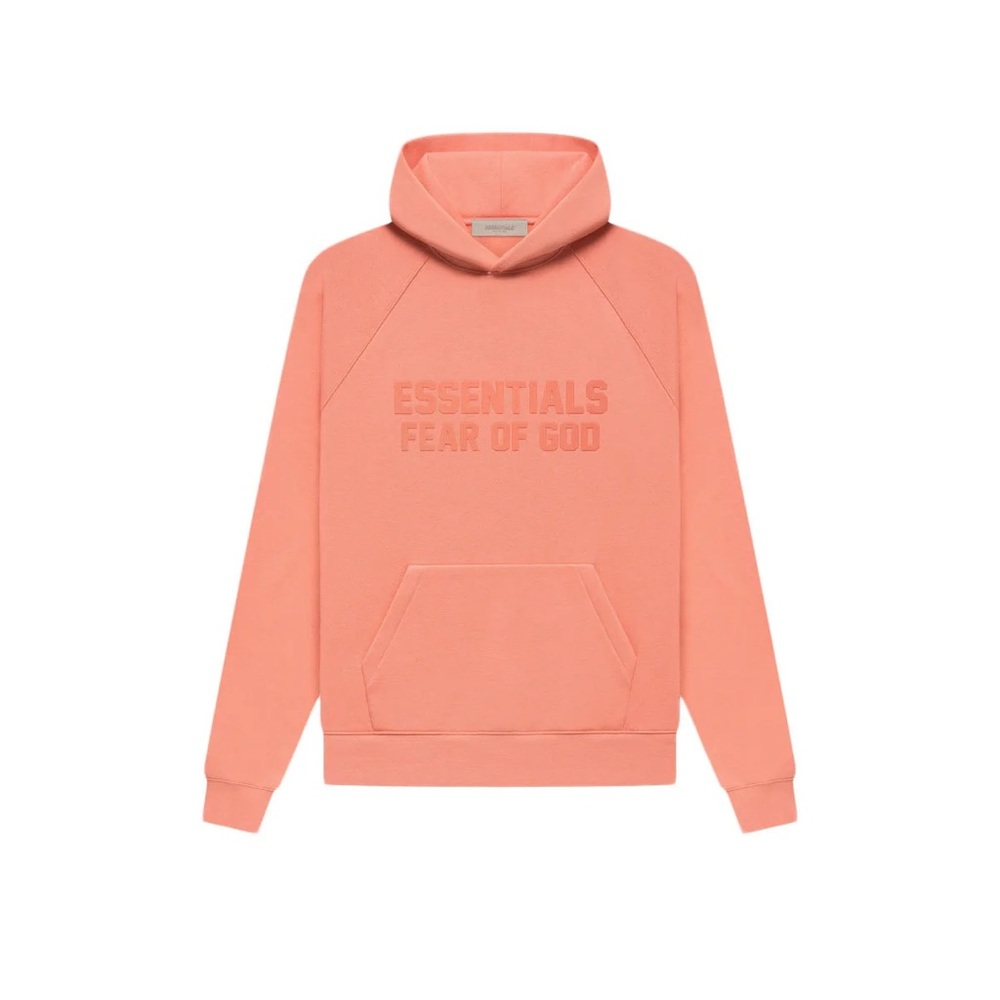 Fear of God Essentials Hoodie Coral